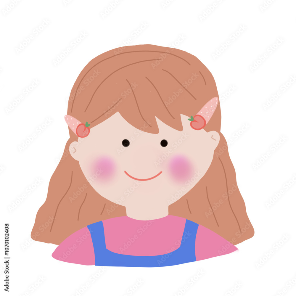 Title: “love me peach”
Description: A cheerful little girl with rosy cheeks and peach clips in her hair, radiating pure joy and innocence. Title: “love me peach”
Description: A cheerful little girl with rosy cheeks and peach clips in her hair, radiating pure joy and innocence.