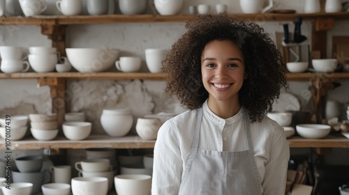 The Smiling Potter at Work photo