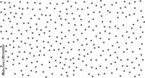 Cross symbol repeat backdrop seamless pattern vector illustration.