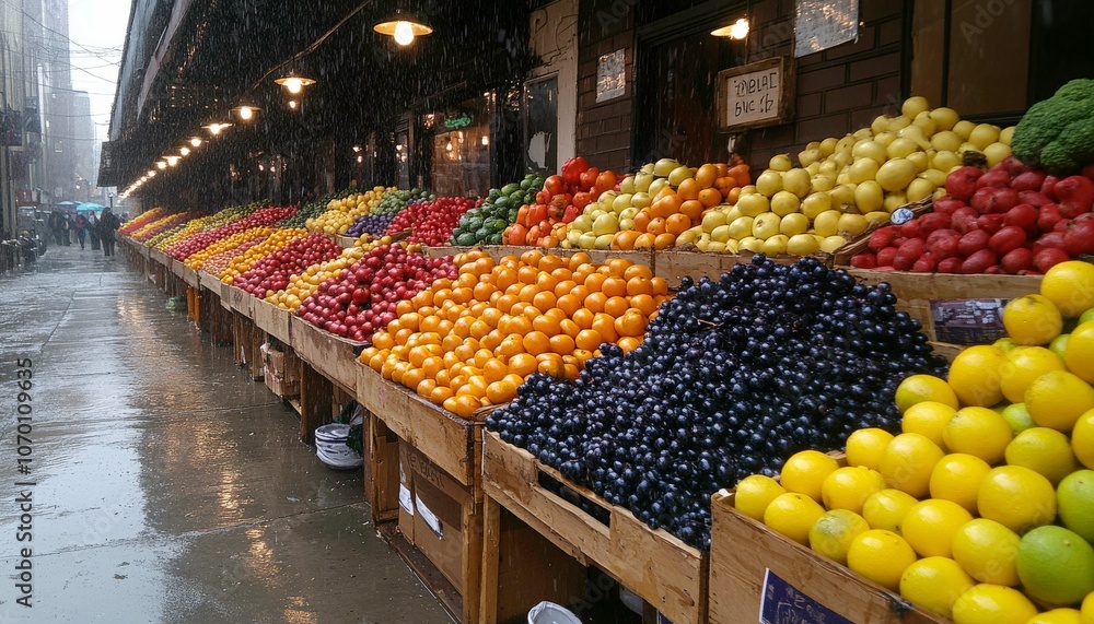 Fresh Seasonal Produce at Vibrant Farmers Market Fresh Seasonal Produce at Vibrant Farmers Market