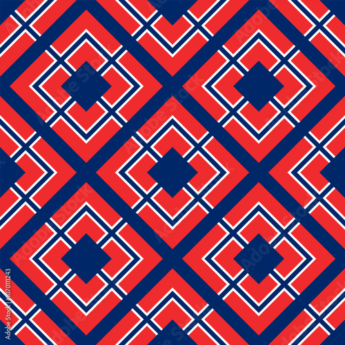 norway flag pattern for decoration. diamond background. vector illustration