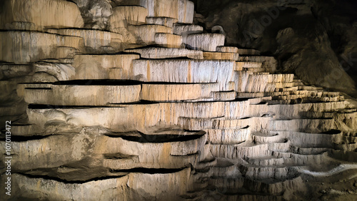 interior of Skocjanske jame cave, Slovenia photo