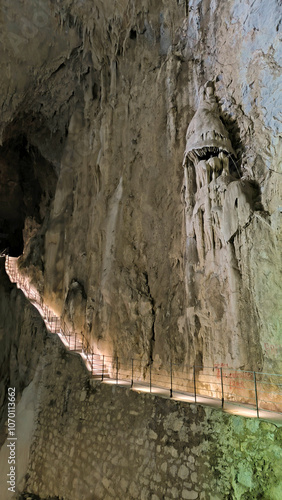 interior of Skocjanske jame cave, Slovenia photo