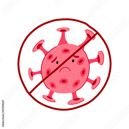 sterilize anti bacteria cartoon. hygiene protect, kill prevent, virus microbe sterilize anti bacteria sign. isolated symbol vector illustration