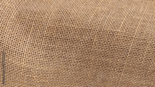 Jute pattern, rough burlap texture, canvas coarse cloth, brown woven rustic bagging. Natural hessian beige textile texture