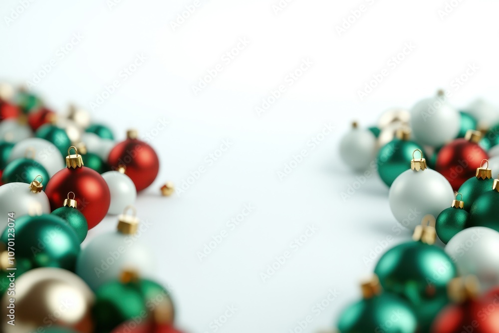 Festive Gift Arrangement with Christmas Baubles Festive Gift Arrangement with Christmas Baubles