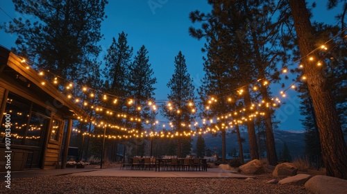 The Outdoor Dinner Party Setting