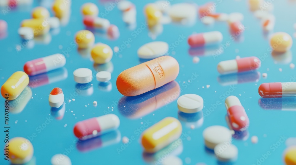 The Colorful Medicine Capsule The Colorful Medicine Capsule