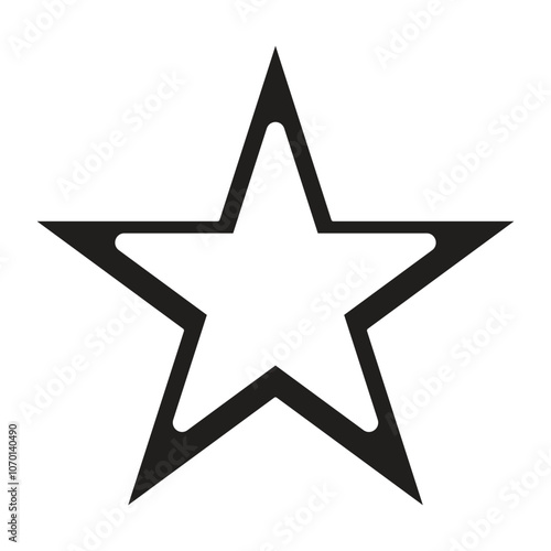 star icon vector on white background
