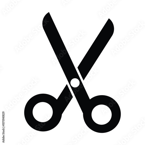 scissors icon vector on white background 