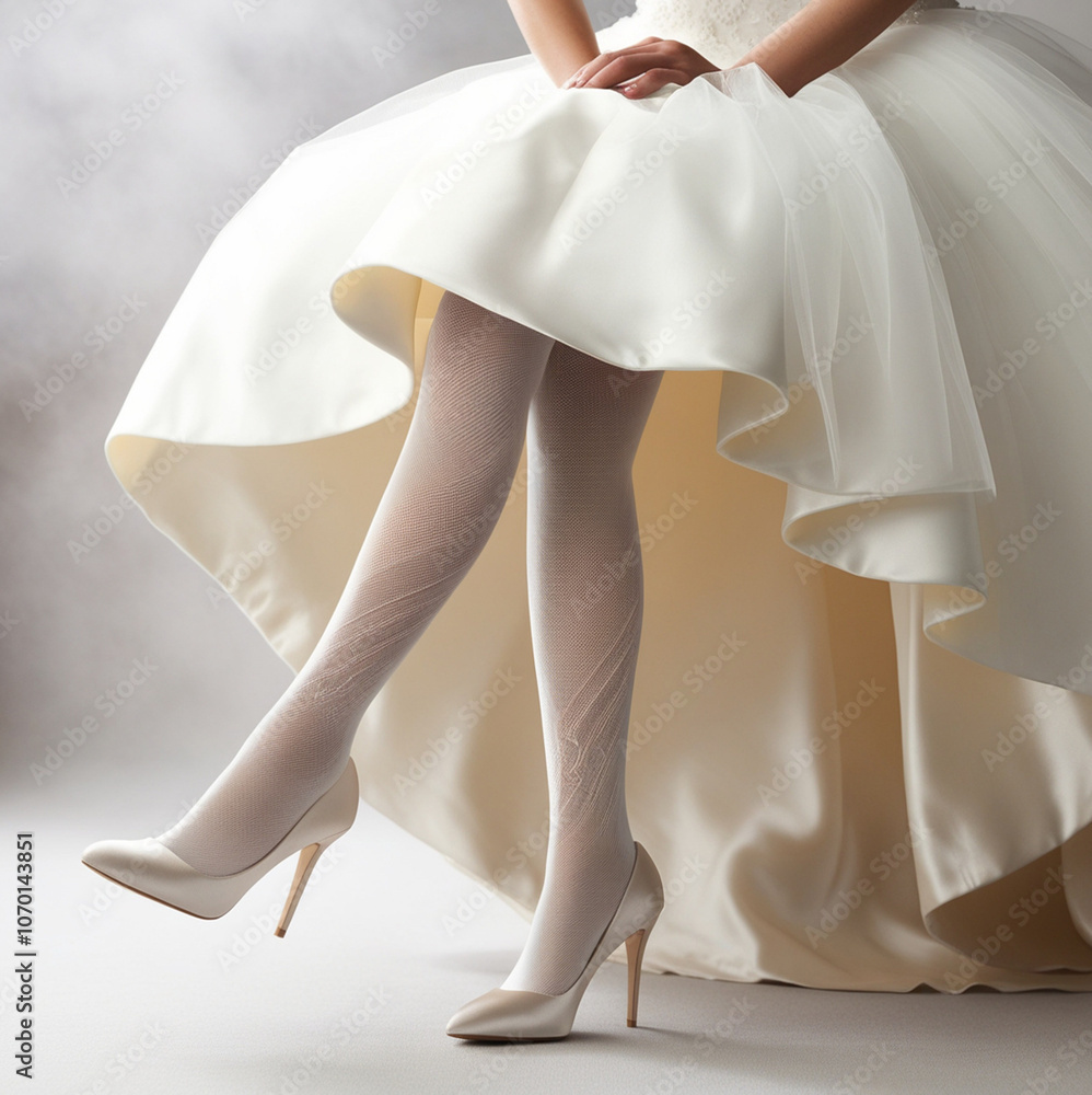 Bridal beauty legs with heels Bridal beauty legs with heels