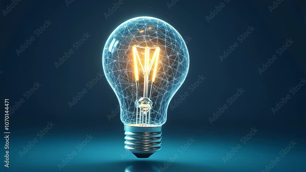 Light bulb, glowing filament for innovation, creativity and bright idea concept, illuminated glass bulb on dark background for energy, inspiration and technology. Clear focus on electric symbol Light bulb, glowing filament for innovation, creativity and bright idea concept, illuminated glass bulb on dark background for energy, inspiration and technology. Clear focus on electric symbol