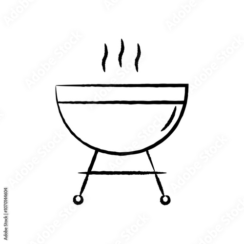 Food & Beverages Icon - barbecue stand