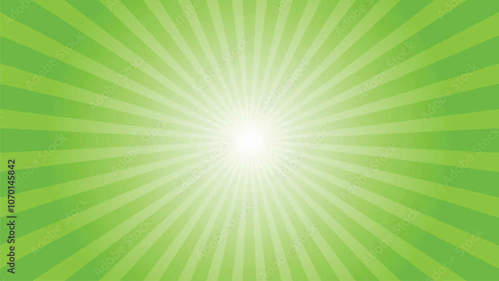 Fototapeta premium Green comic style background Retro design vector illustration