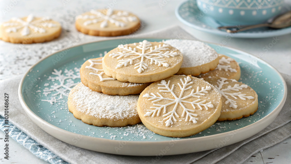 Christmas cookies on a plate Christmas cookies on a plate