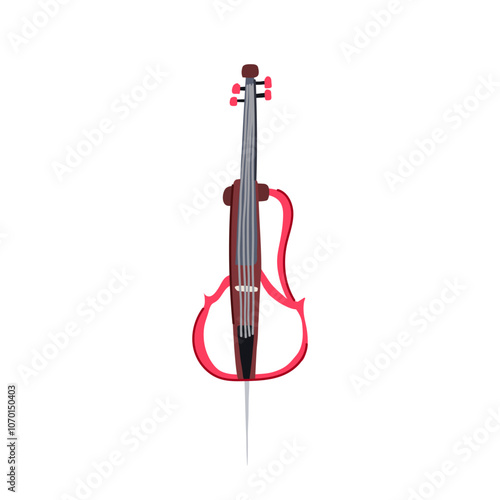 concert cello cartoon. tone resonance, melody harmony, virtuoso technique concert cello sign. isolated symbol vector illustration