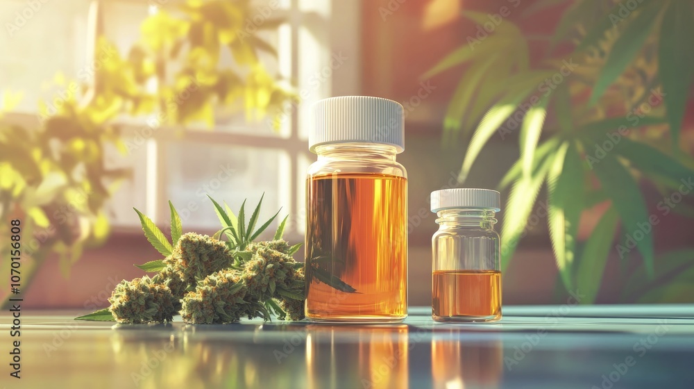 Dry medical marijuana buds alongside a glass bottle of CBD oil extract highlighting alternative treatments for epilepsy wellness health benefits Dry medical marijuana buds alongside a glass bottle of CBD oil extract highlighting alternative treatments for epilepsy wellness health benefits
