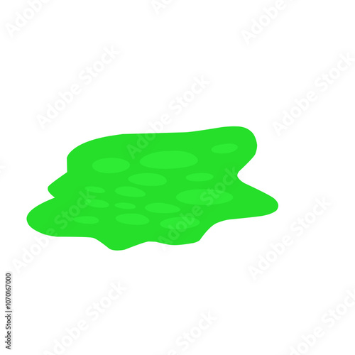 Green slime spill