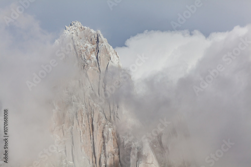 View of Los Glaciares National Park, El Chalten,Patagonia, Argentina.