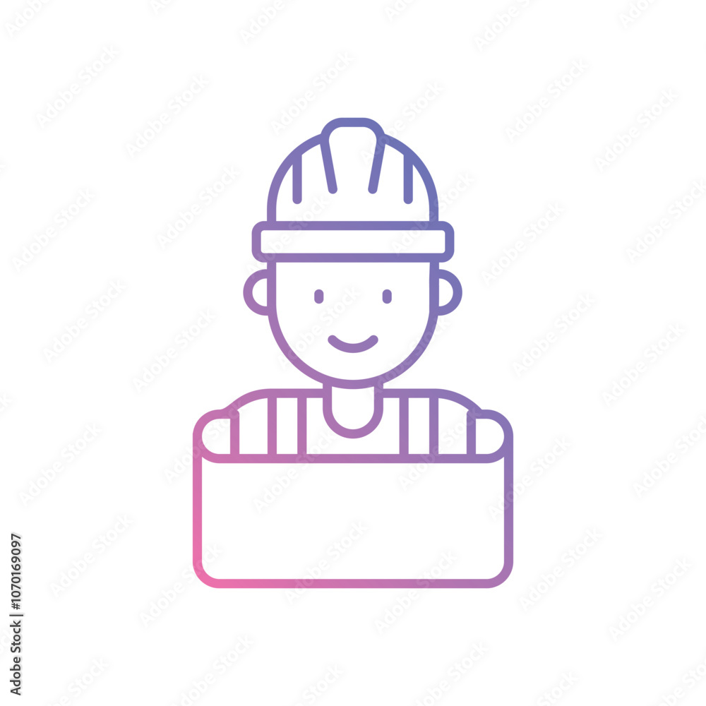 Architect vector icon stock illustration Architect vector icon stock illustration