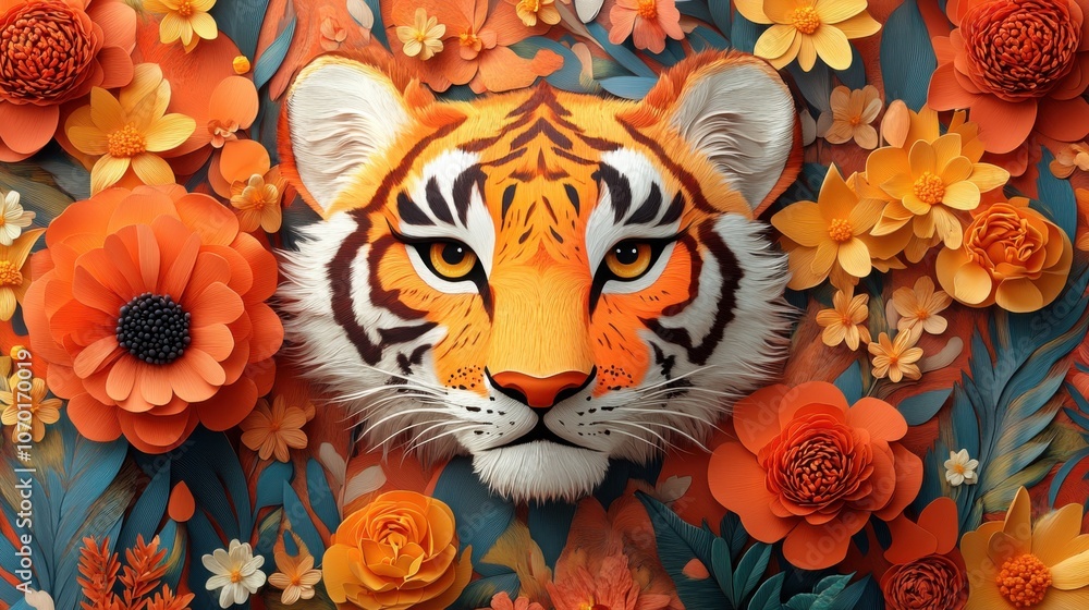 Fototapeta premium Creative Animal Kingdom: Illustrations and Designs