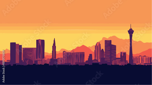 Las Vegas Sunset Serenade.eps