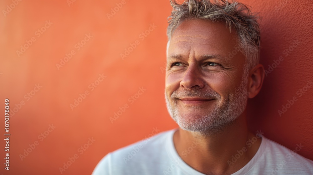 Fototapeta premium The Smiling Man in Portrait