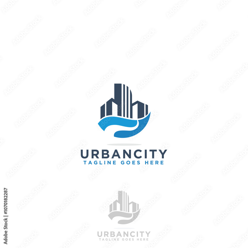 abstract urban city logo design.creative logo road urban city skyline building construction abstract urban city logo design.creative logo road urban city skyline building construction