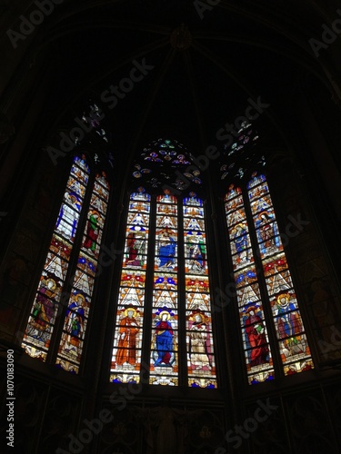 stained glass window