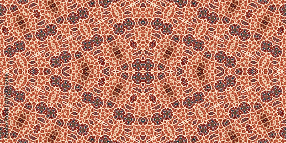 Seamless kaleidoscope pattern. The texture of the woven pattern. Endless pattern Seamless kaleidoscope pattern. The texture of the woven pattern. Endless pattern