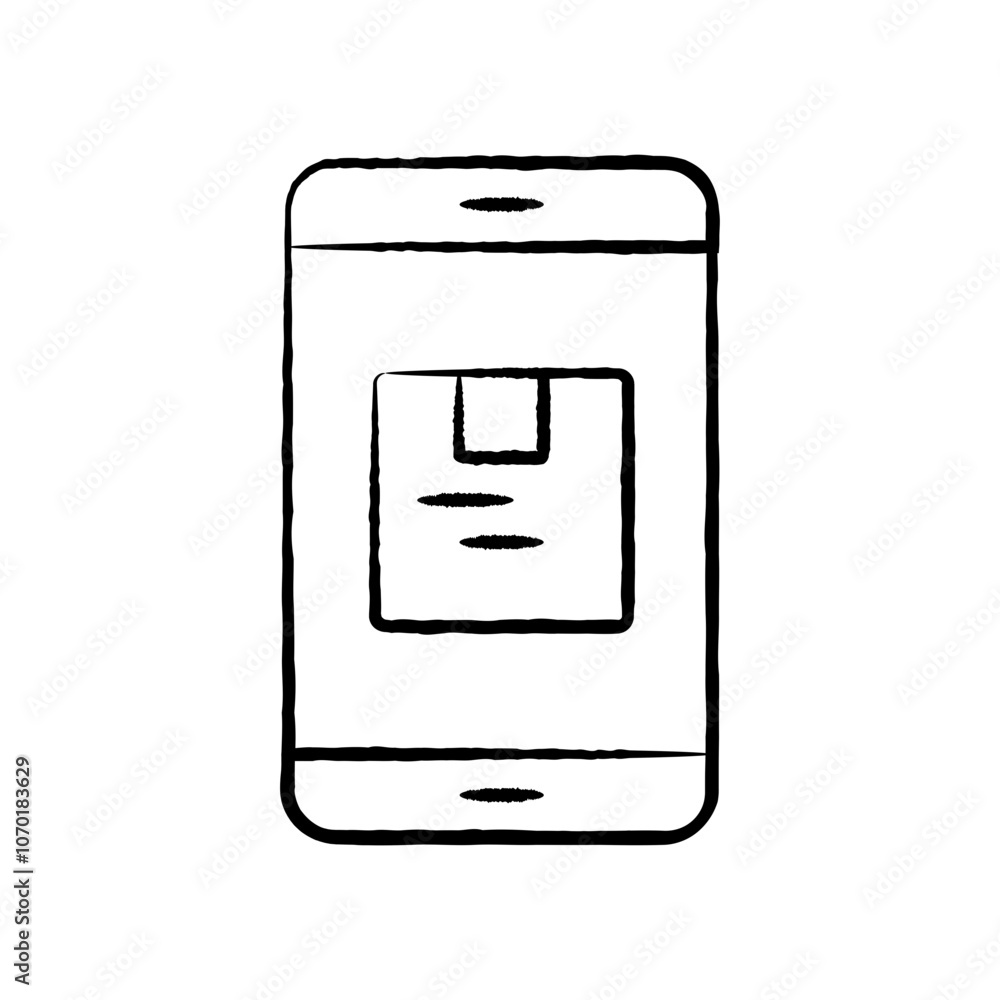 Logistics Icon - mobile tracking Logistics Icon - mobile tracking