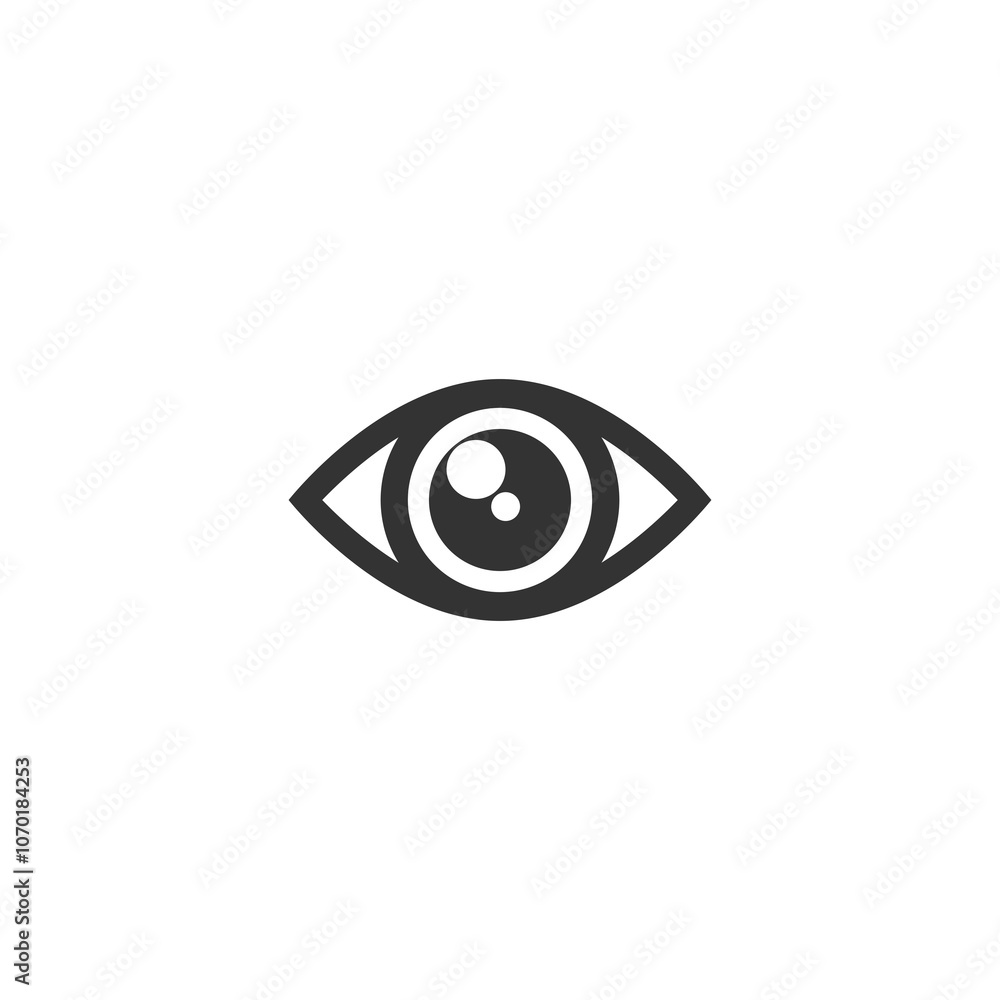 Eye icon isolated on transparent background Eye icon isolated on transparent background