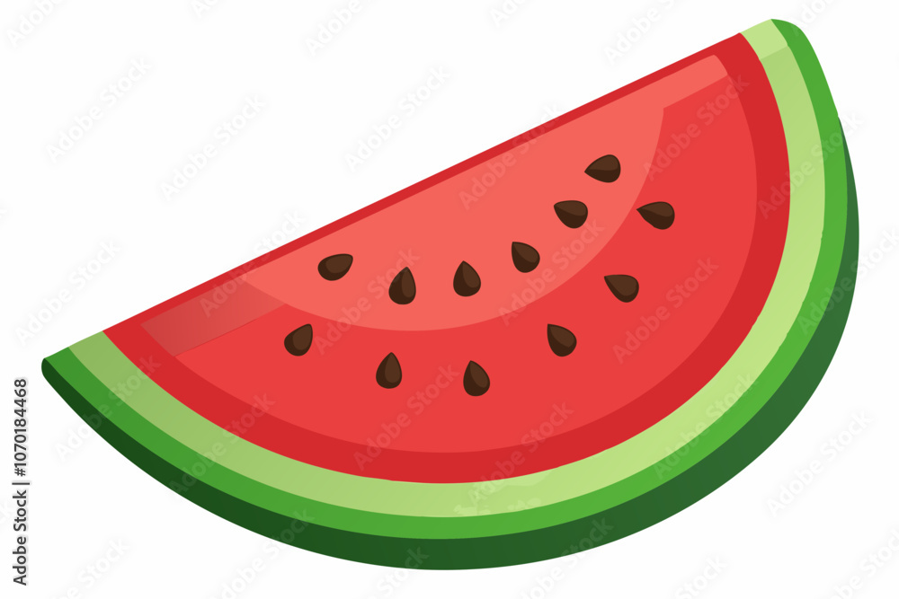 Watermelon slice isolated on a white background Watermelon slice isolated on a white background