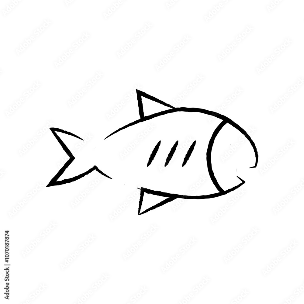Obraz premium Outdoor Beach Icon - fish