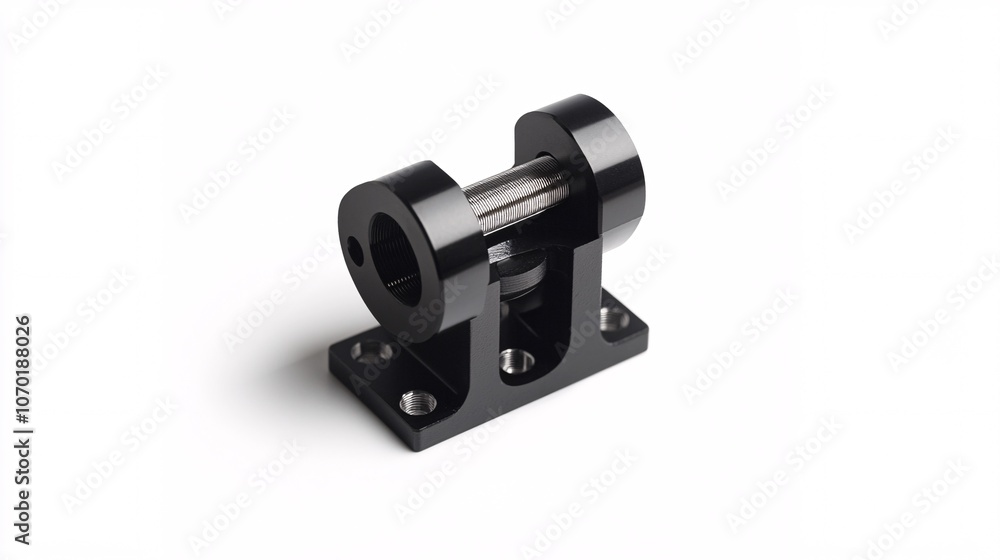 Intricate Industrial Component: Precision Engineering and Dark Metal Aesthetics Intricate Industrial Component: Precision Engineering and Dark Metal Aesthetics