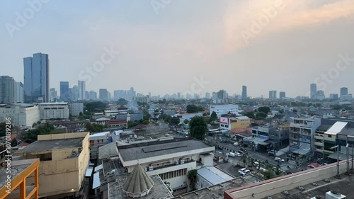 Time Lapse of the City of Jakarta