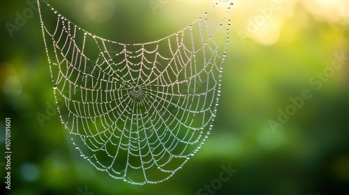 Dewy Spider Web