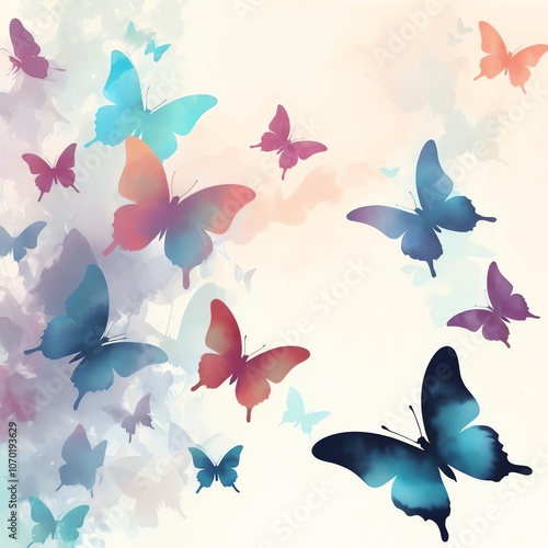 Watercolor Butterflies