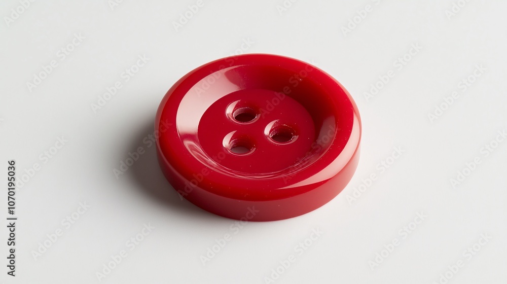 Close-Up of a Red Button: A Study in Simplicity and Functionality Close-Up of a Red Button: A Study in Simplicity and Functionality