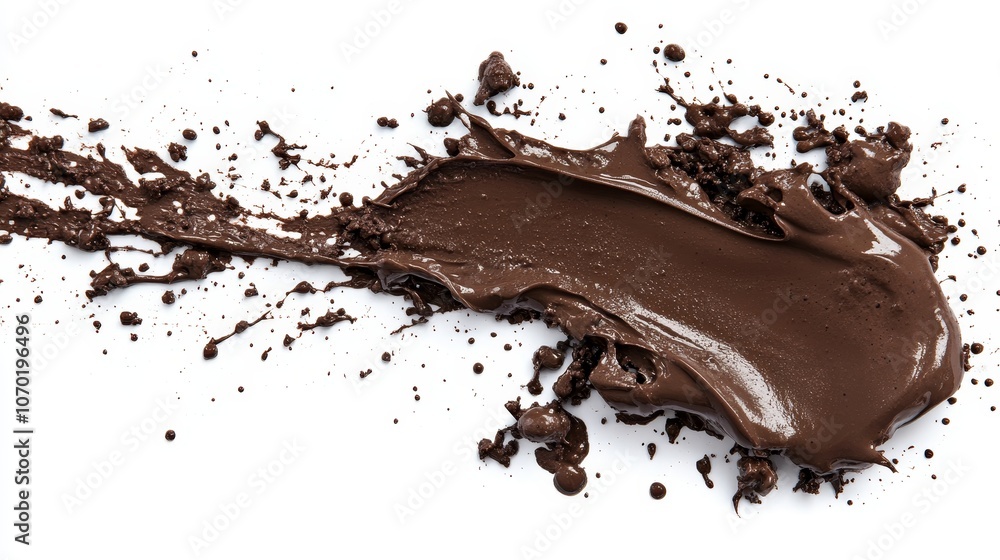 Mud splatters isolated on a white background with a clipping path. Mud splatters isolated on a white background with a clipping path.