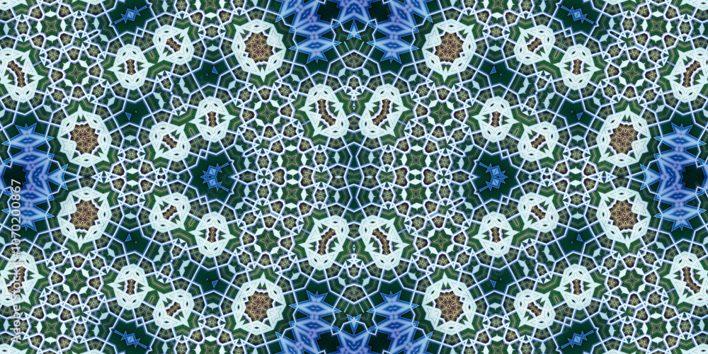 Seamless kaleidoscope pattern. The texture of the woven pattern. Endless pattern Seamless kaleidoscope pattern. The texture of the woven pattern. Endless pattern