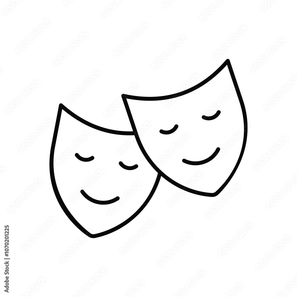Actor vector icon stock illustration Actor vector icon stock illustration