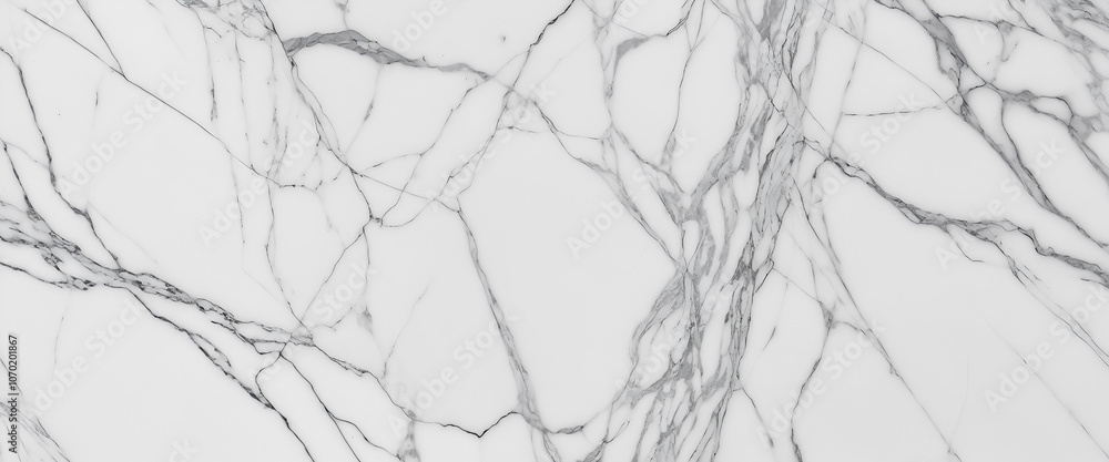 Obraz premium white marble texture background with gray line pattern 