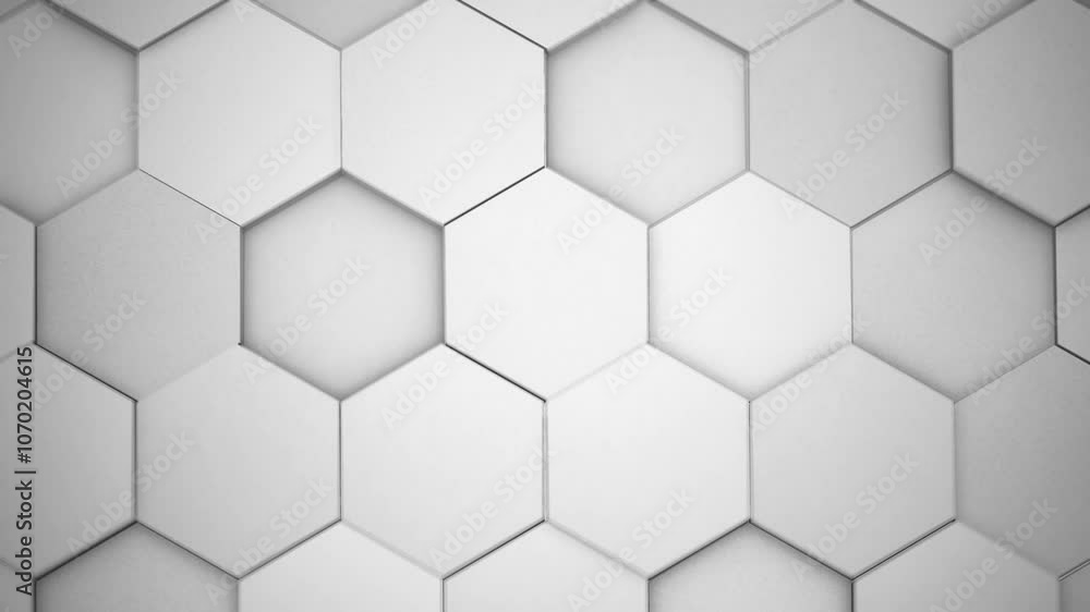 Extruded Hexagons Technology Background/ Animation of an abstract background with 3d extruded hexagons and offset motion with soft shadows and depth of field blur Extruded Hexagons Technology Background/ Animation of an abstract background with 3d extruded hexagons and offset motion with soft shadows and depth of field blur