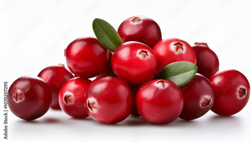 Cranberry on isolate White background, PNG Cranberry on isolate White background, PNG