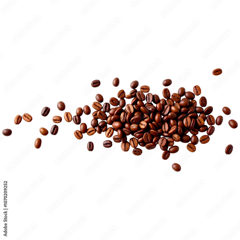 coffee beans isolated on transparent background coffee beans isolated on transparent background