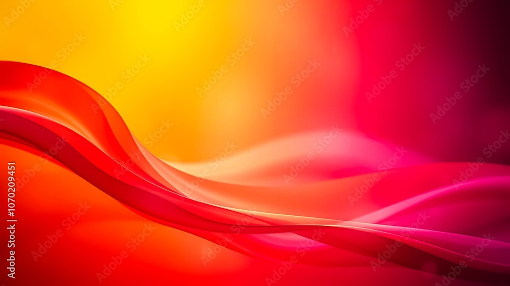 Abstract Flowing Hues of Red and Orange, Blurred Background with Soft Light and Subtle Depth Abstract Flowing Hues of Red and Orange, Blurred Background with Soft Light and Subtle Depth