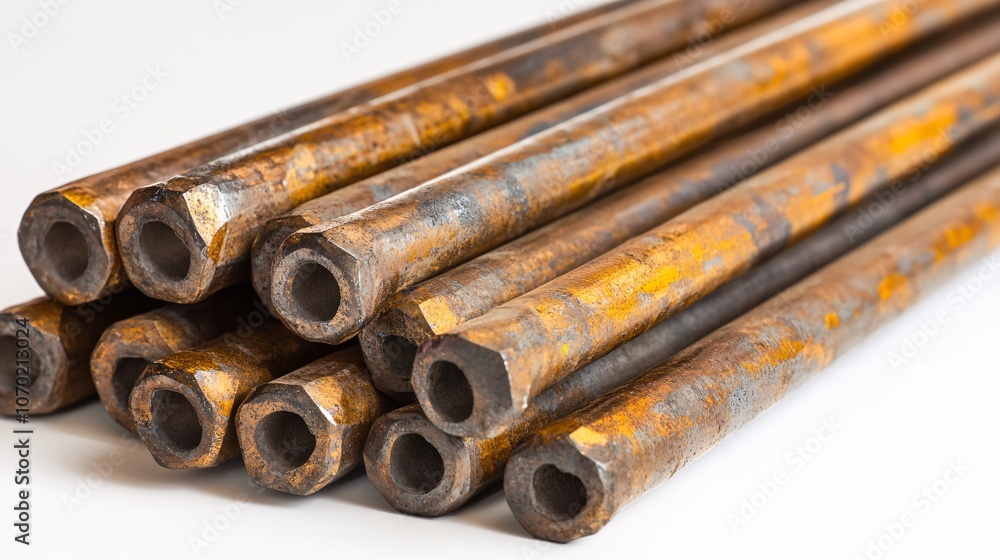 Rusty Metal Pipes: Industrial Strength and Timeless Appeal Rusty Metal Pipes: Industrial Strength and Timeless Appeal