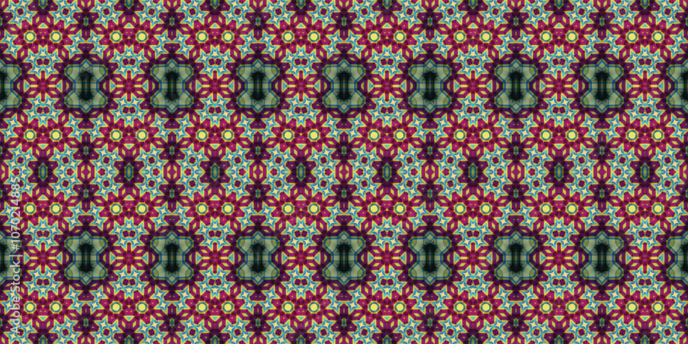 Seamless kaleidoscope pattern. The texture of the woven pattern. Endless pattern Seamless kaleidoscope pattern. The texture of the woven pattern. Endless pattern