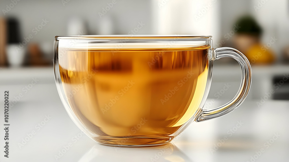 Glass Mug with Tea - Photo Glass Mug with Tea - Photo